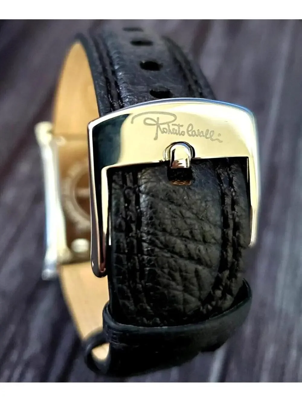 Authentic Roberto Cavalli Black Dial Designer Men's Watch‎ New